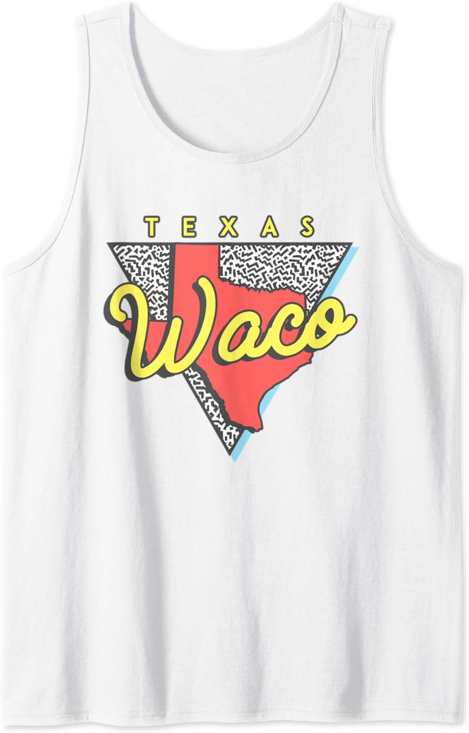 Waco Texas Retro Triangle TX City Tank Top Clothing